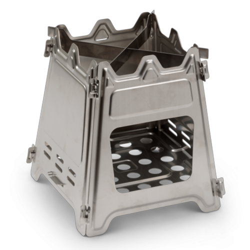 Friluftskök i Rostfritt Stål – Med Väska