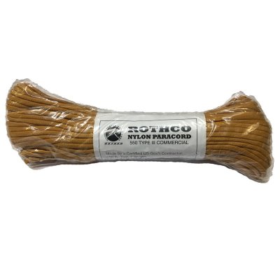 Paracord 30 meter Guld