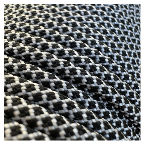 Paracord 550 Typ III, Svart Vit orm
