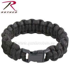 Rothco Paracord Armband Quick release Svart