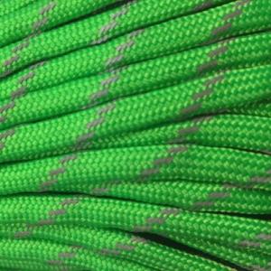 Paracord 30 meter Neongrön/Reflex