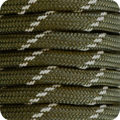Paracord 30 meter Grön/Reflex