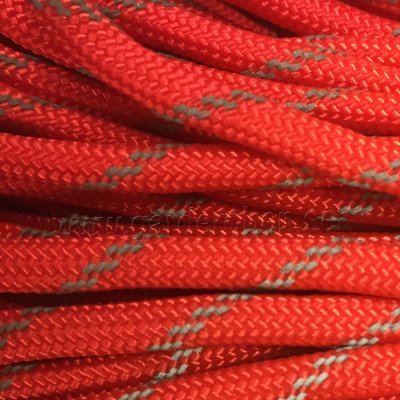 Paracord 30 meter Röd/Reflex