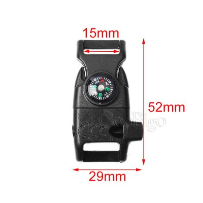 Paracordlås Kompass