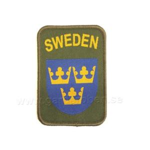 Tre Kronor Sweden med kardborre Grön