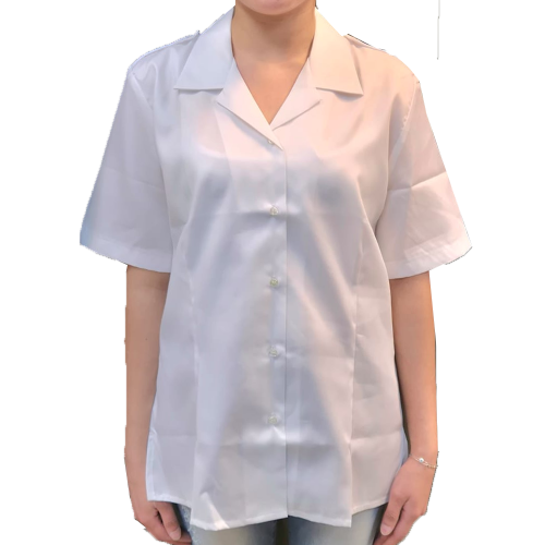 Pilot Uniform Kortärmsskjorta Vit Dam
