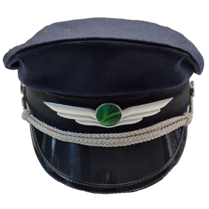 Pilotmössa med silvermärke