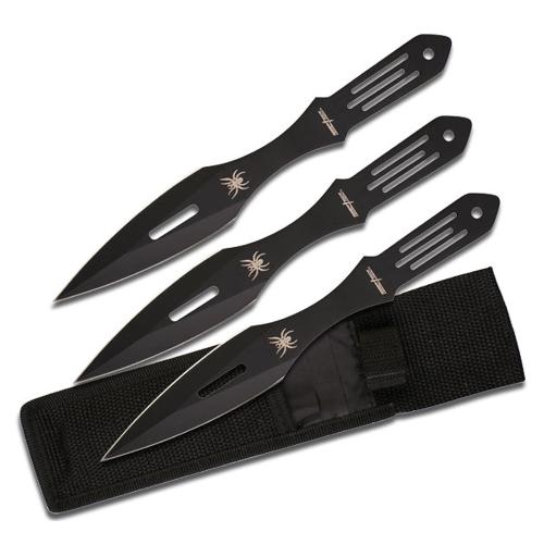 Perfect Point Kastknivar – 3-pack med spindelmotiv