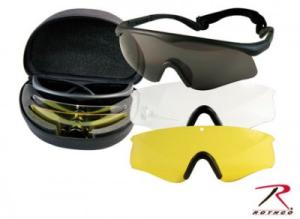 Rothco ANSI Certifierade Bytbara Sportglasögon Kit