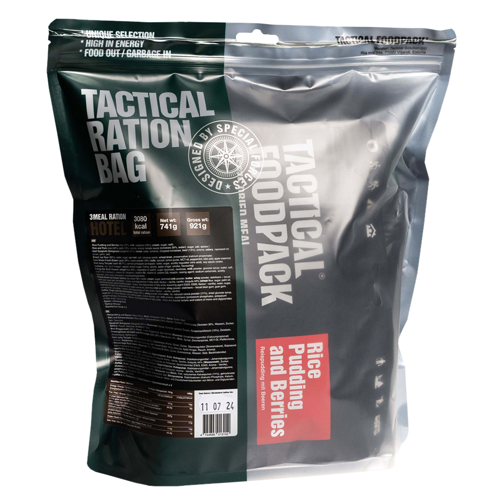 Tactical Foodpack 3 Meal Ration Hotel
