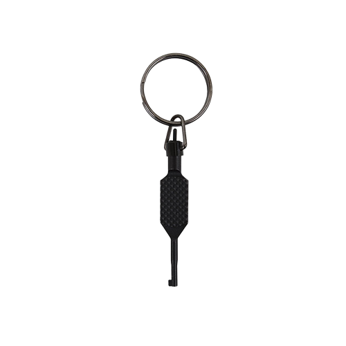 Rothco Handfängselnyckel Platt räfflad svivel med nyckelring
