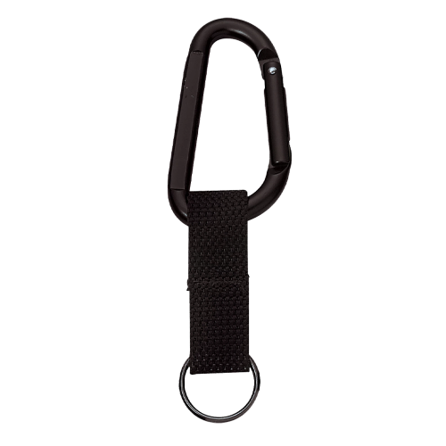 Rothco Jumbo 80MM karbinhake med webbingrem och Nyckelring