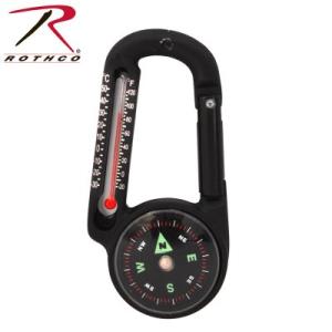 Rothco Carabiner Compass med Termometer