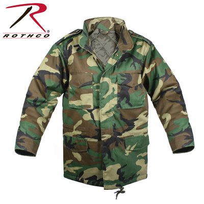 Rothco M65 Barnjacka Woodland Camo