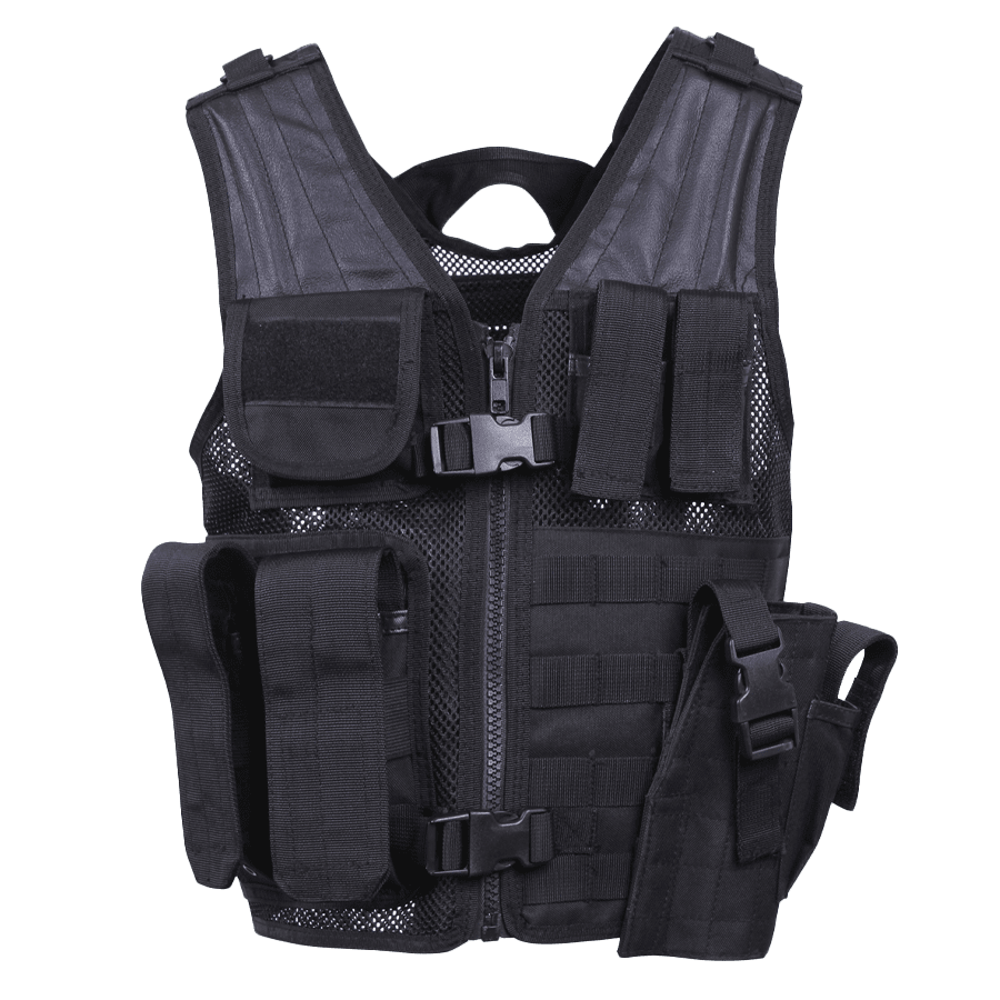 Rothco Barn Tactical Cross Draw Väst Svart