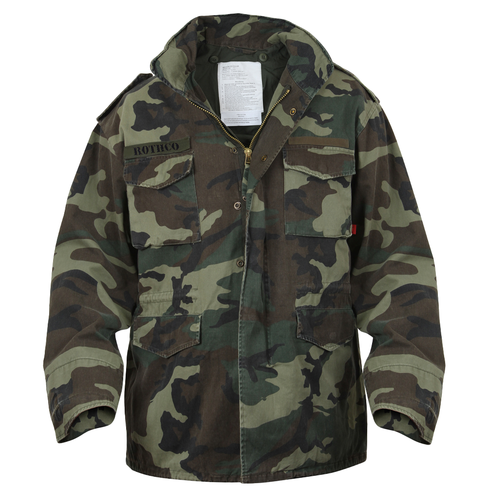 Rothco Ultra Force Vintage M65 Fältjacka Woodland