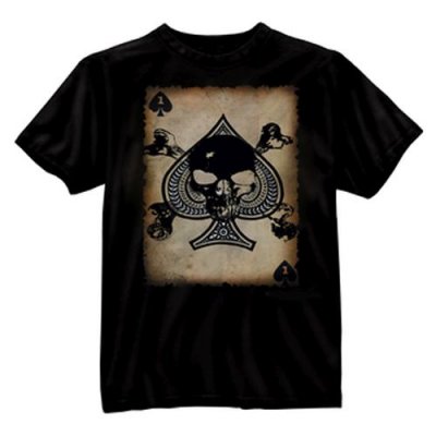 Rothco T-shirt Black Ink Death Card
