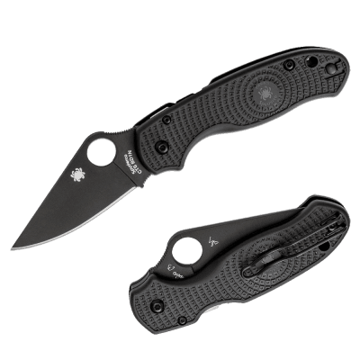Spyderco Para 3 FRN Black Blade Plain Fällkniv