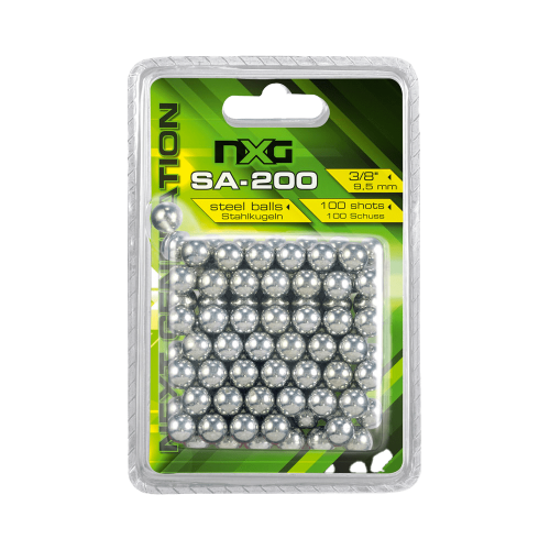 NXG Stålkulor SA-200 till Slangbella 9,5mm 100-pack