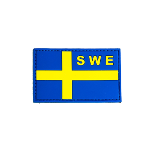 Svenska Flaggan PVC Patch