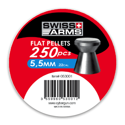 SWISS ARMS Ammo för Luftvapen 5,5 mm 250st