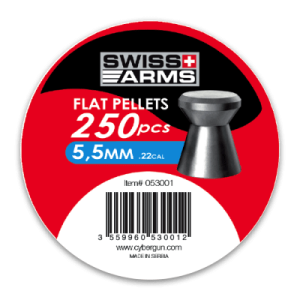 SWISS ARMS Ammo för Luftvapen 5,5 mm 250st