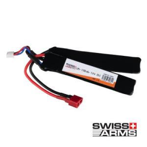 Swiss Arms Dubbla stickbatteri LiPo 7.4V 1100mAh