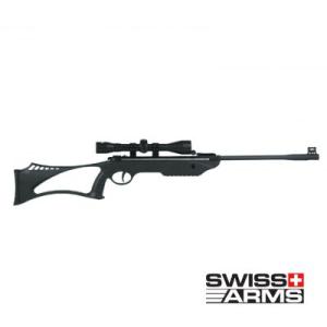 Swiss Arms Black Bird 2.0 Luftgevär 4,5mm 10J + 4X40 Kikarsikte