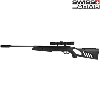 Swiss Arms TAC 1 Ressort 4.5 mm 10 J 4X32 Kikarsikte Svart