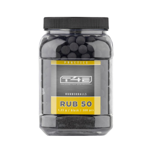 T4E RB .50 Gummikulor 1,23g 500-pack Svart