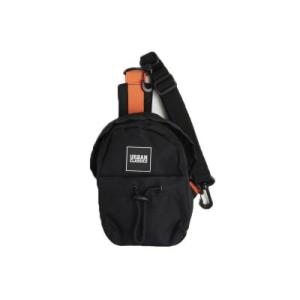 Urban classics small crossbody ryggsäck, svart/orange