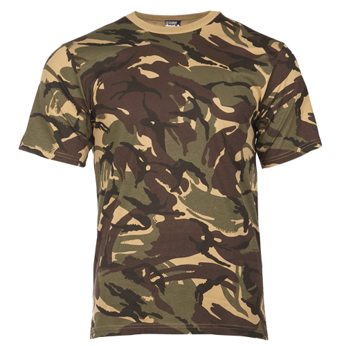 Tracpac Brittisk DPM T-shirt Woodland