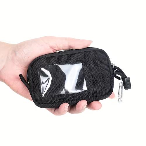 Canvas Myntväska med Dragkedja – Kort- & ID-fodral