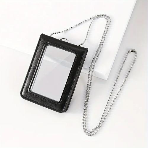 ID-Korthållare med Transparent Fönster & Kulhalsband