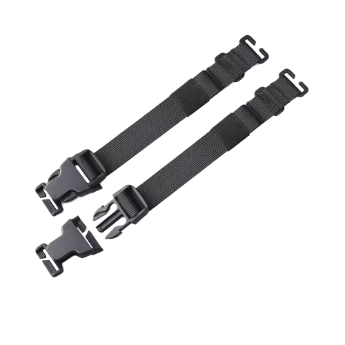 Tactical System MOLLE Remmar 2-pack Svart