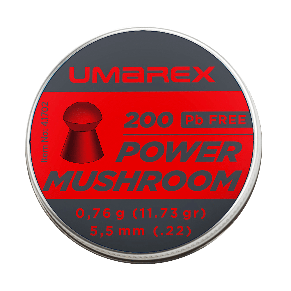 Umarex Power Mushroom Blyfri Luftgevär Ammo 5,5mm 200st