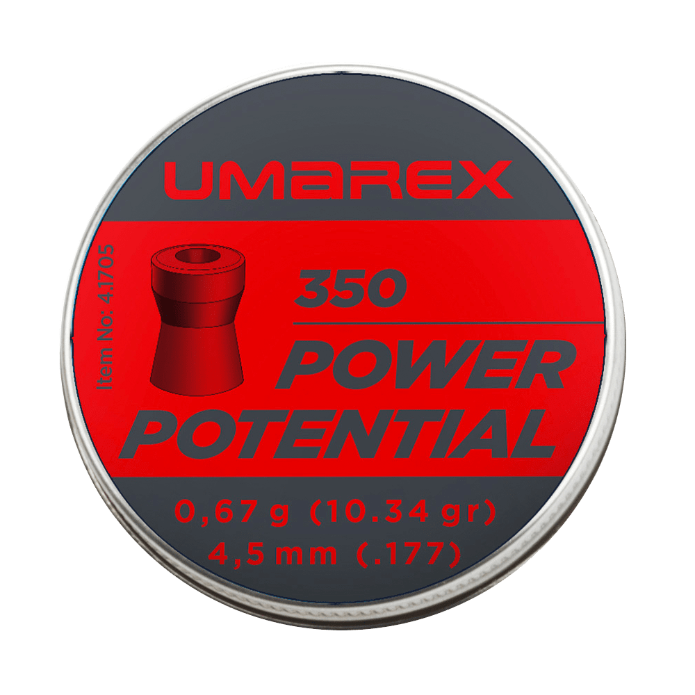 Umarex Power Potential Hålspets Luftgevär Ammunition 4,5mm 350st