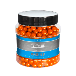 Umarex T4E Sport PAB 43 Paintball kulor 0,82g 500-pack Orange