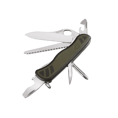 Victorinox Swiss Arme kniven 2008 Fällkniv Olivgrön