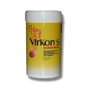 Desinfektionsmedel Vircon S Tabletter 50x5g
