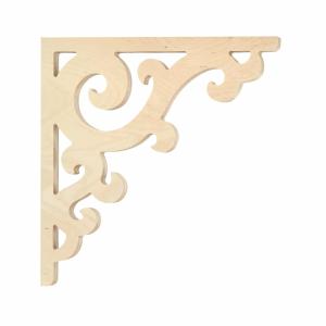 Bracket 001 – Decorative wooden gingerbread corbel and brace for porch and veranda.