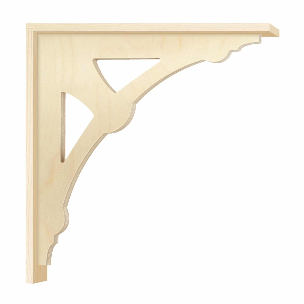 Bracket 012 – Victorian corbel for porch and veranda with decorative wooden strip