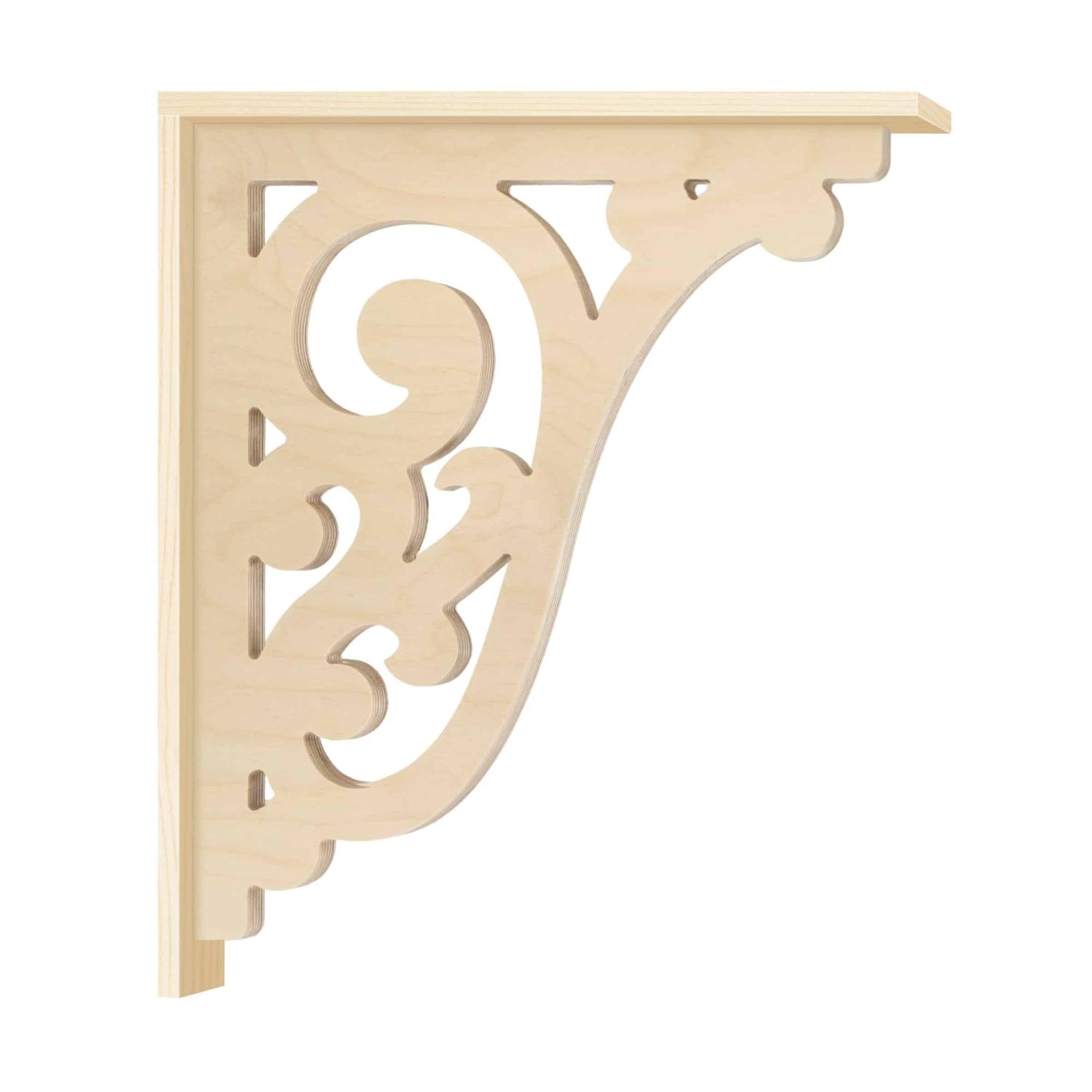 Bracket 013 – Victorian corbel for porch and veranda with decorative wooden strip