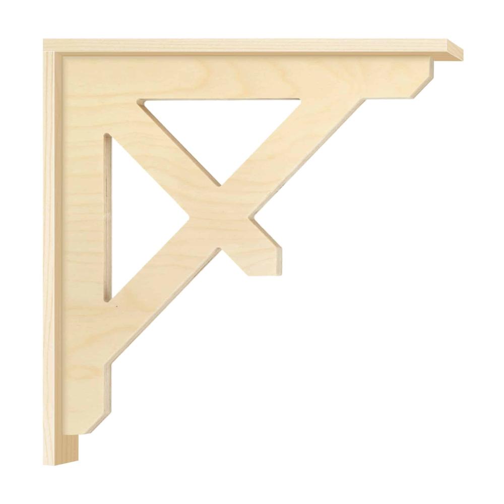 Bracket 028 – Victorian corbel for porch and veranda with decorative wooden strip
