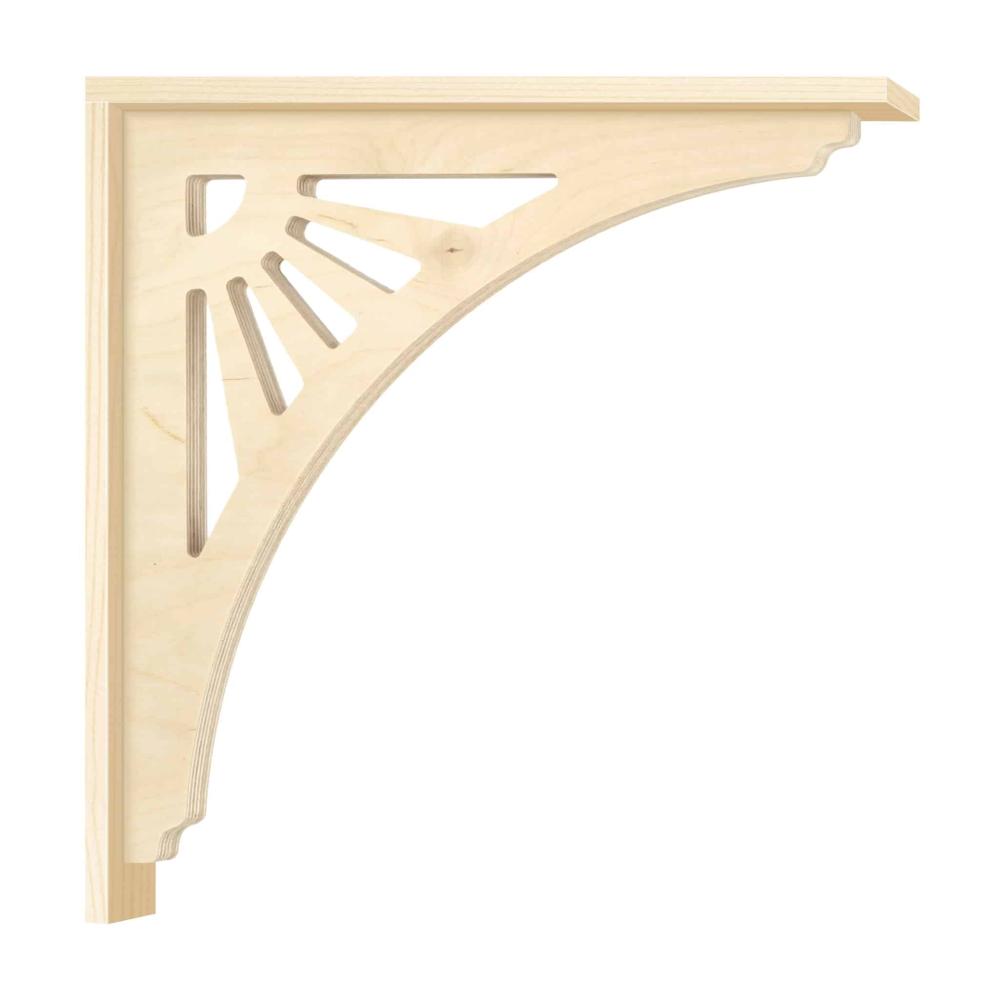 Bracket 061 – Victorian corbel for porch and veranda with decorative wooden strip