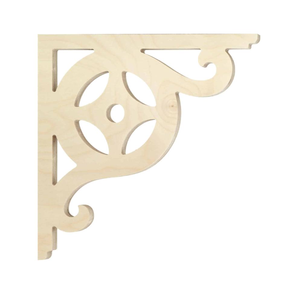Bracket 089 – Decorative wooden gingerbread corbel and brace