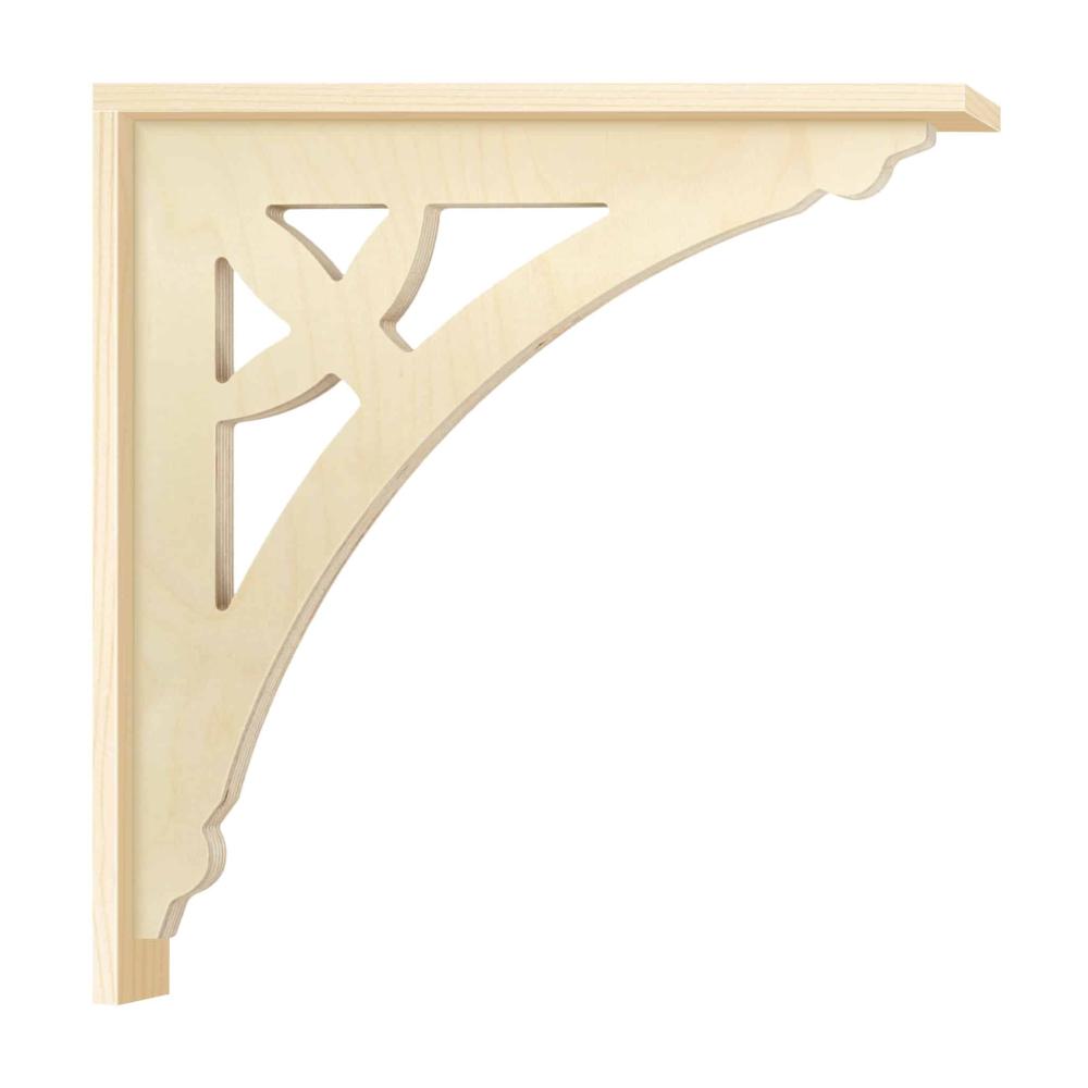 Bracket 098 – Victorian corbel for porch and veranda with decorative wooden strip for porch and veranda.