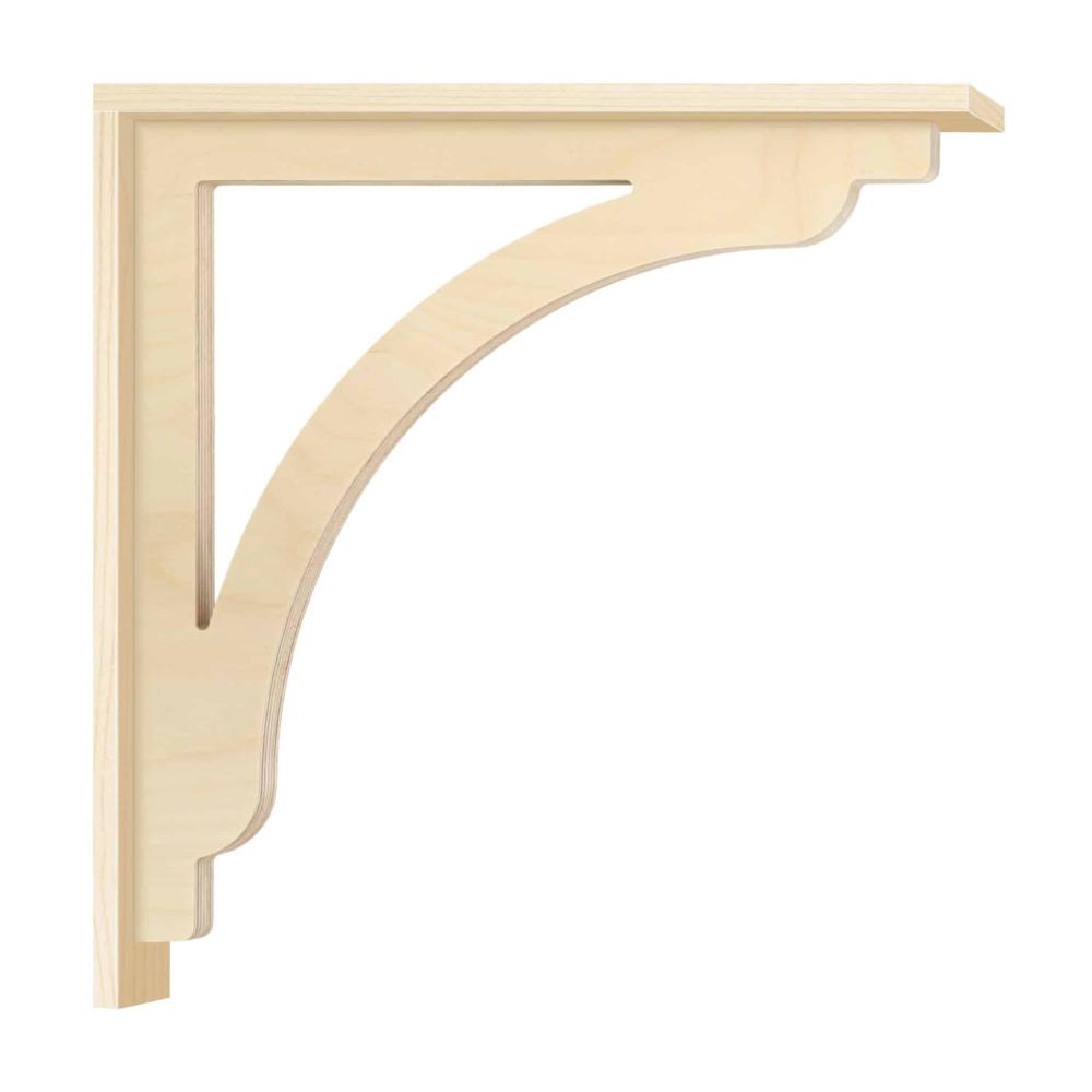 Bracket 017 – Victorian corbel for porch and veranda with decorative wooden strip