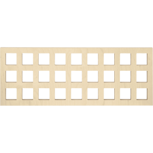 Veranda Panele 002 - Obere Dekoration für die Veranda. Hergestellt aus Holz in Schweden. Gaveldekor