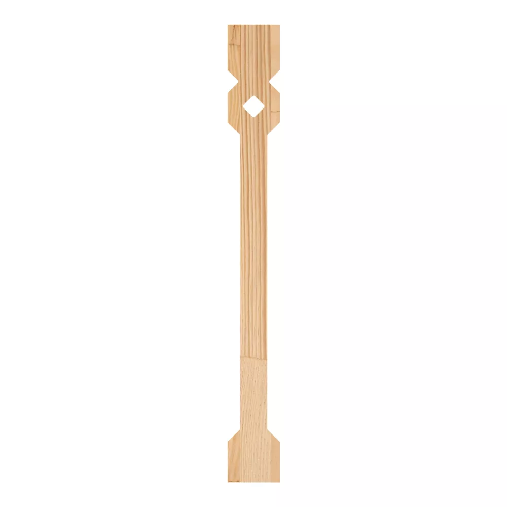 Wooden Victorian Baluster - Pine - No. 5-GD-103-F